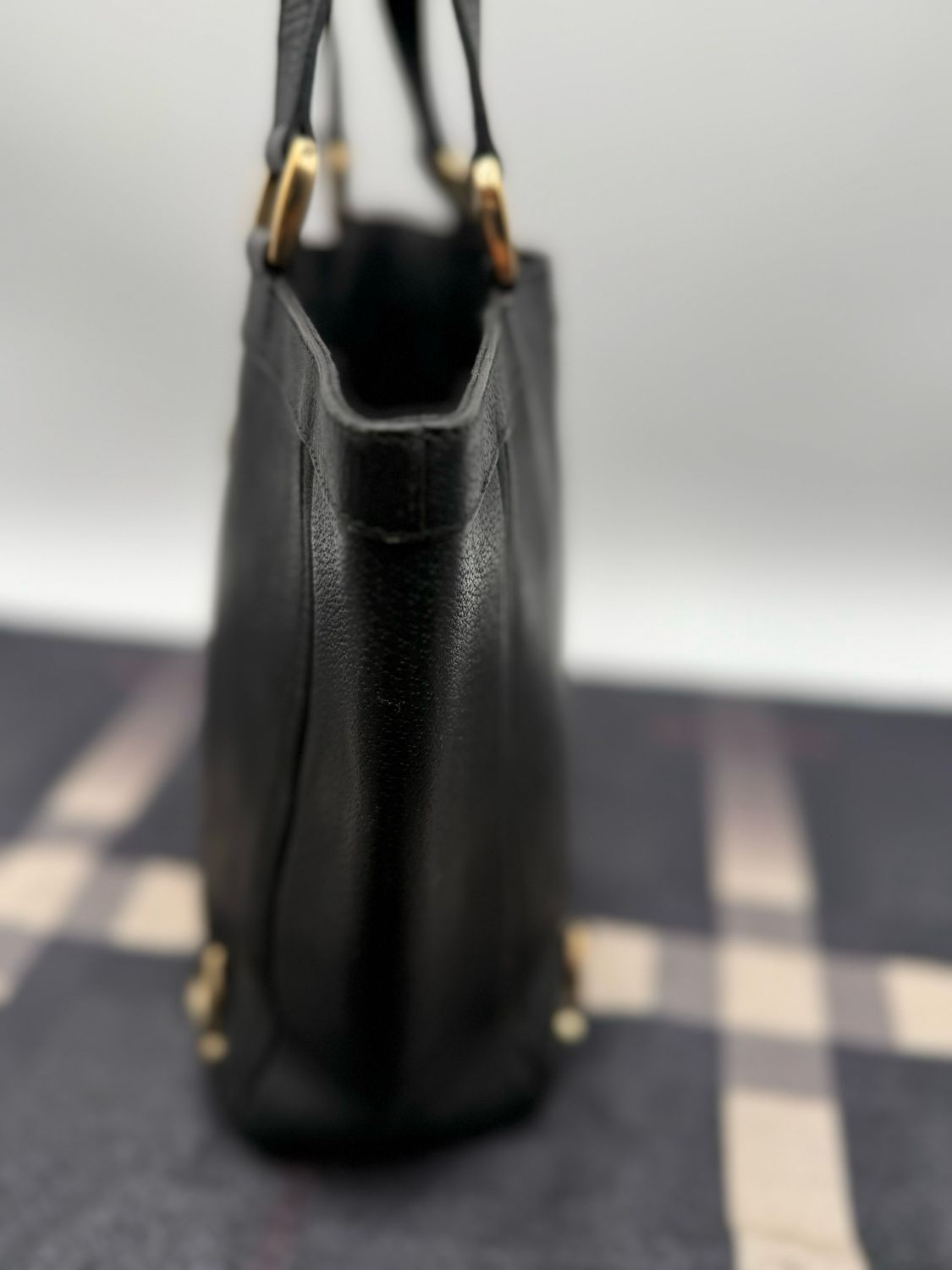 Gucci Abbey Leather Small Top Handle Shoulder