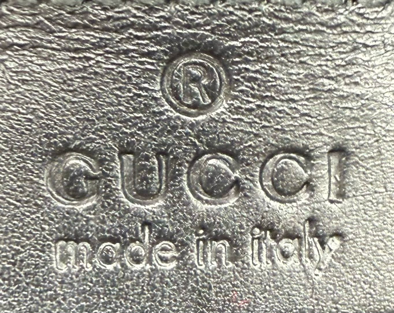 Gucci Monogram Canvas Black Shoulder Long Strap