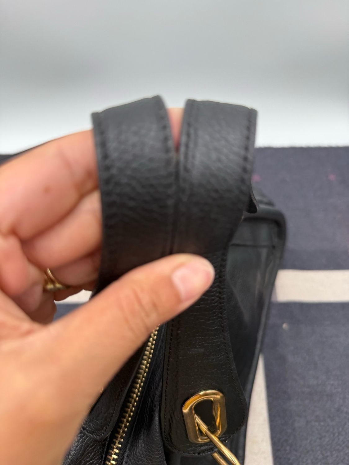 Chloe Paraty Medium Black Crossbody Messenger