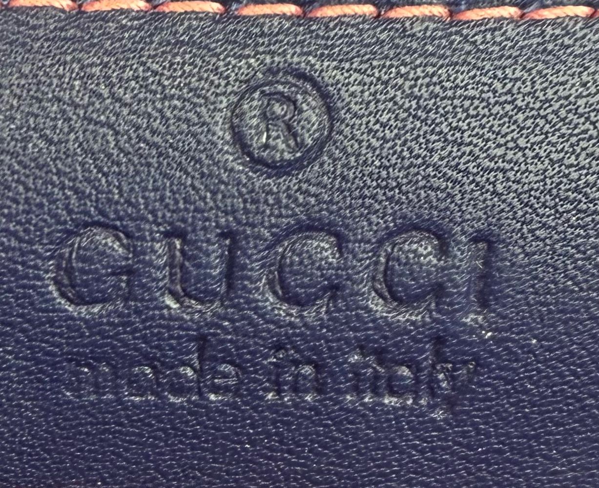 Gucci Marmont Suede Matelasse Mini Cobalt Crossbody Messenger