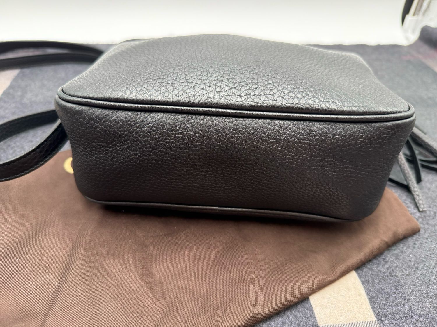 Gucci Disco Soho Camera Bag Small Pebbled Leather Black