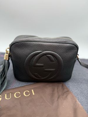 Gucci Disco Soho Camera Bag Small Pebbled Leather Black