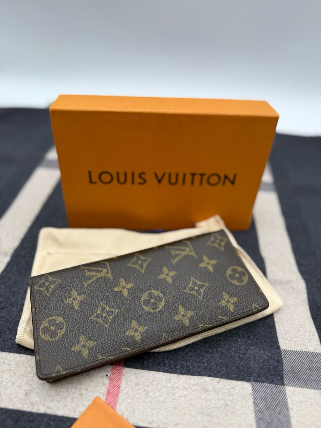 Louis Vuitton Monogram Brazza Wallet Long Flap