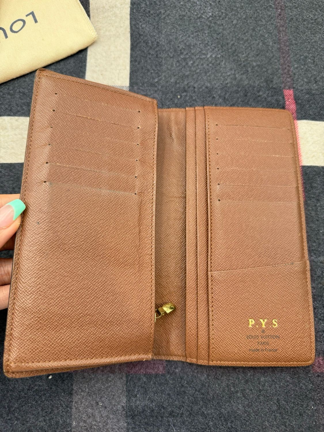 Louis Vuitton Monogram Brazza Wallet Long Flap