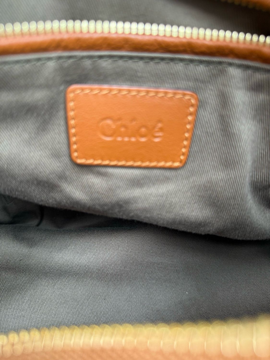 Chloe Marcie Hobo Large Shoulder Bag Tan Saddle