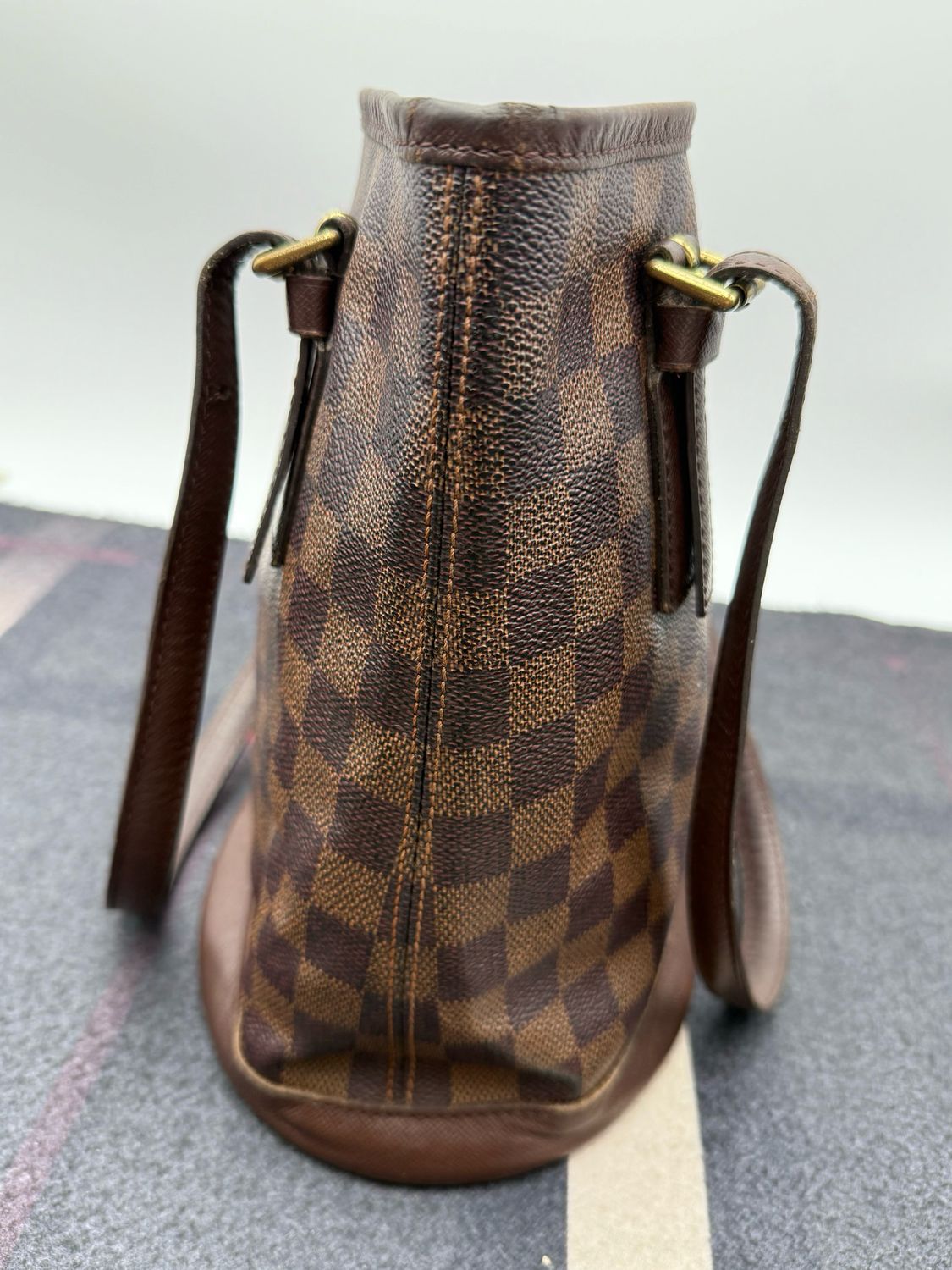 Louis Vuitton Petit Bucket Vintage Damier Ebene