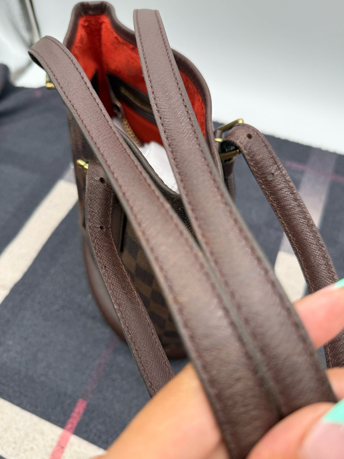 Louis Vuitton Petit Bucket Vintage Damier Ebene