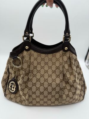 Gucci Monogram Canvas Sukey Tote Shoulder