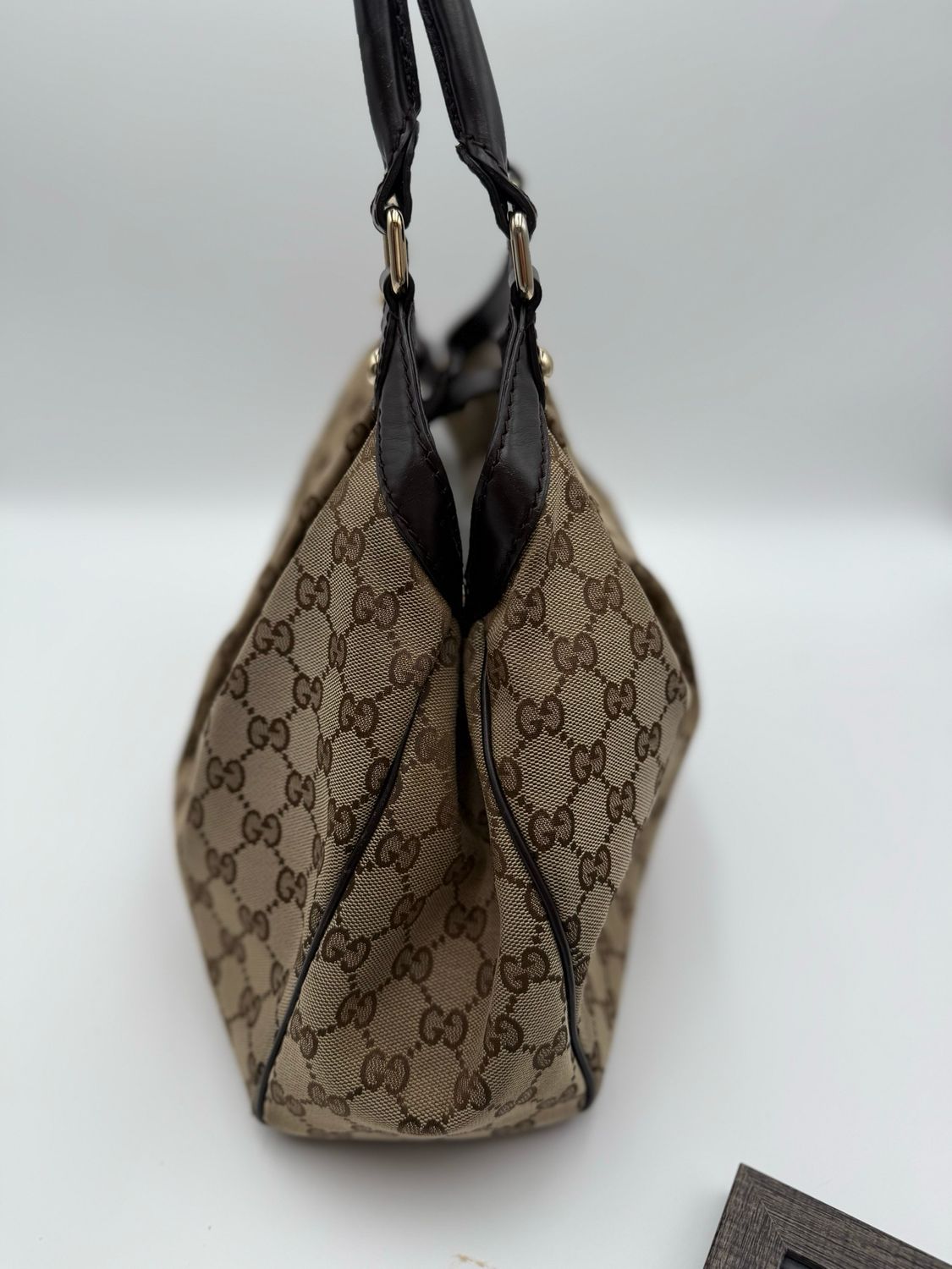 Gucci Monogram Canvas Sukey Tote Shoulder