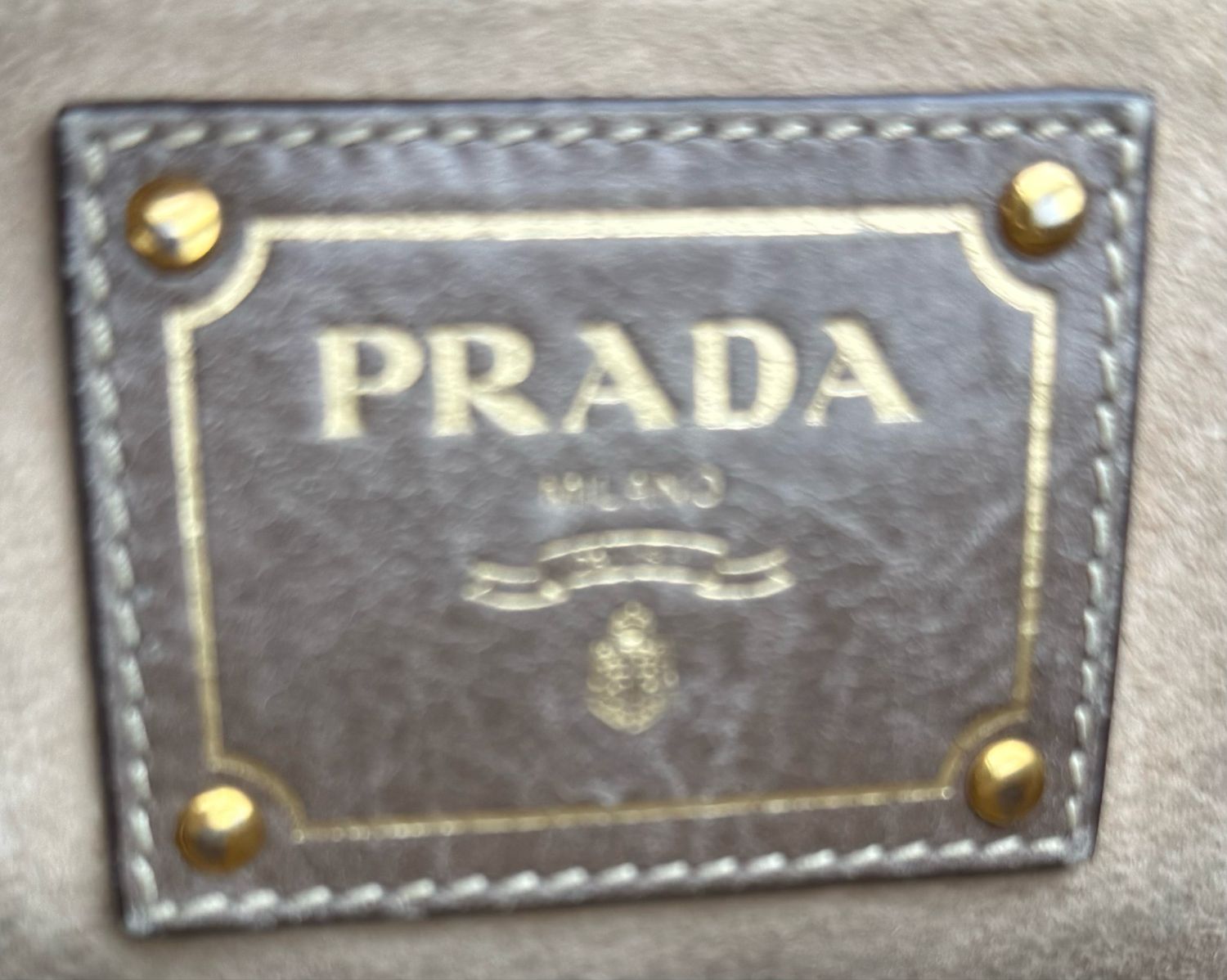 Prada Vitello Shine Flap Pushlock Crossbody Messenger Chain Strap Shoulder Bag