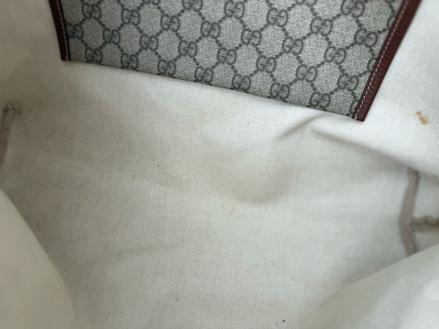 Gucci Monogram Web Loop Tote Supreme Medium
