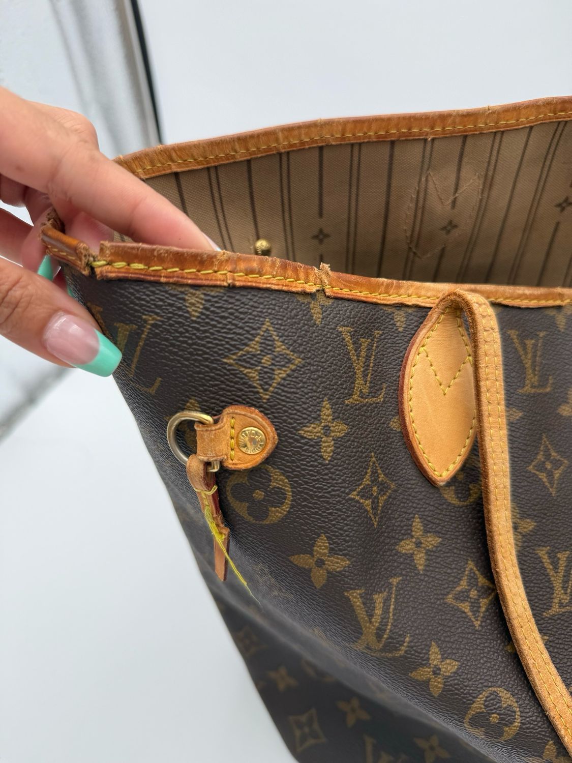 Louis Vuitton Neverfull Monogram Mm Tote Shoulder