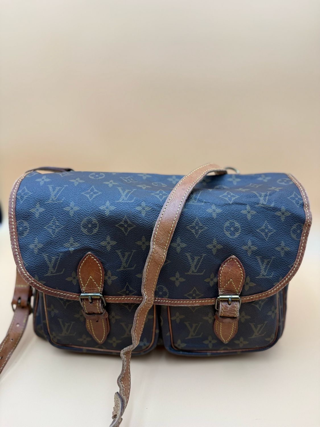 Louis Vuitton Monogram Gibeciere Crossbody Messenger Project Sling