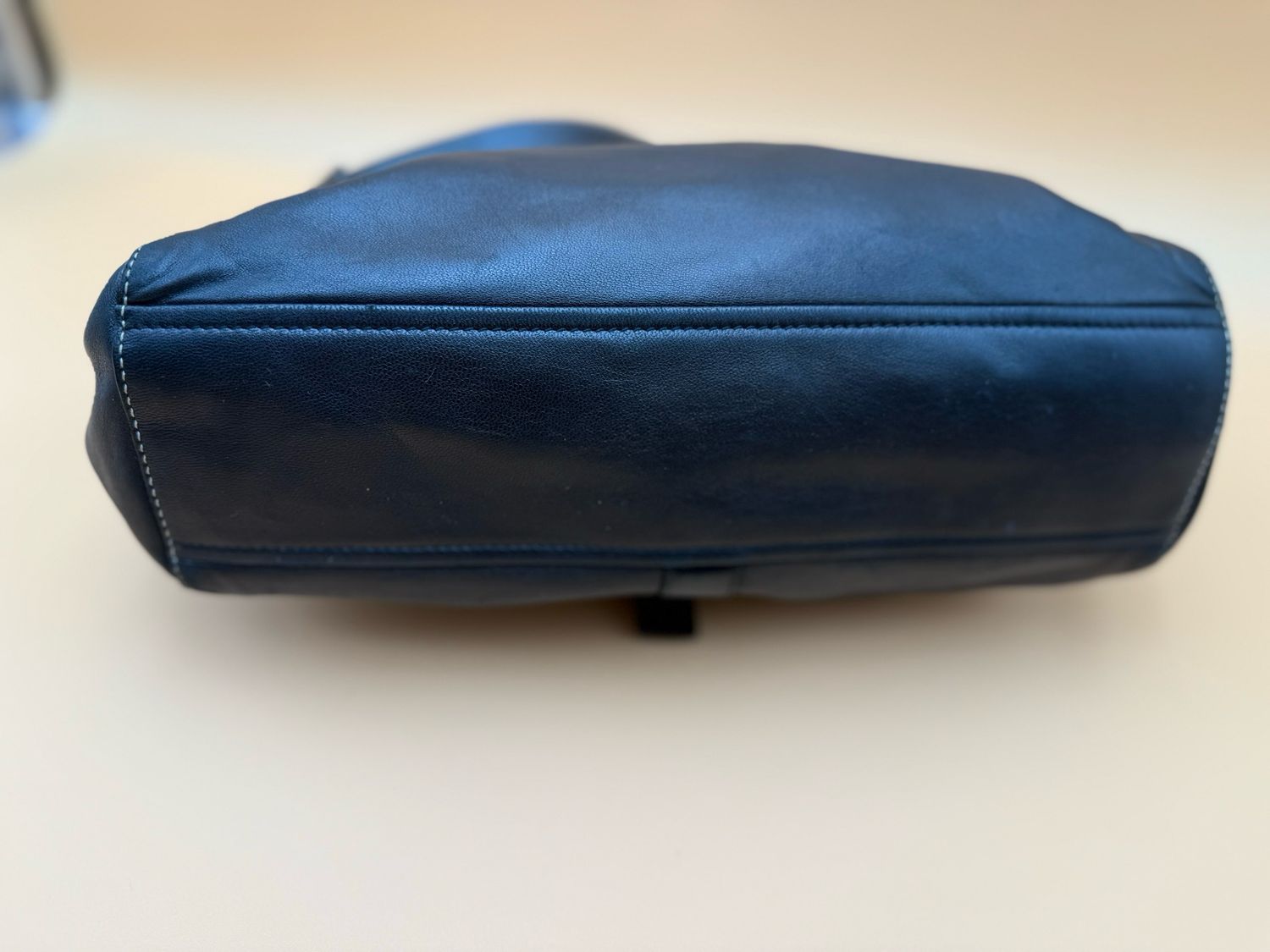 Prada Soft Leather Hobo Vintage Shoulder Bag