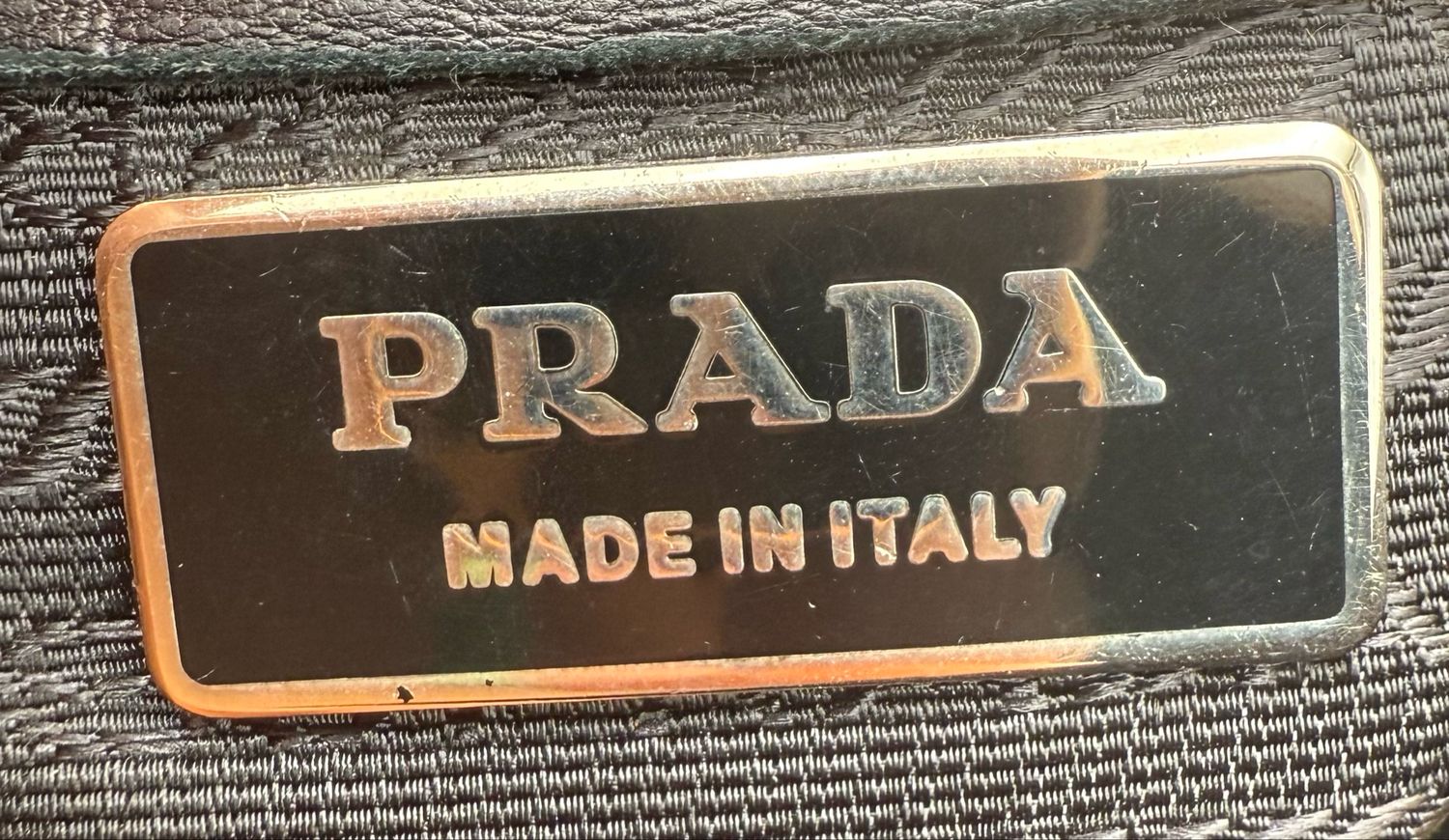 Prada Soft Leather Hobo Vintage Shoulder Bag