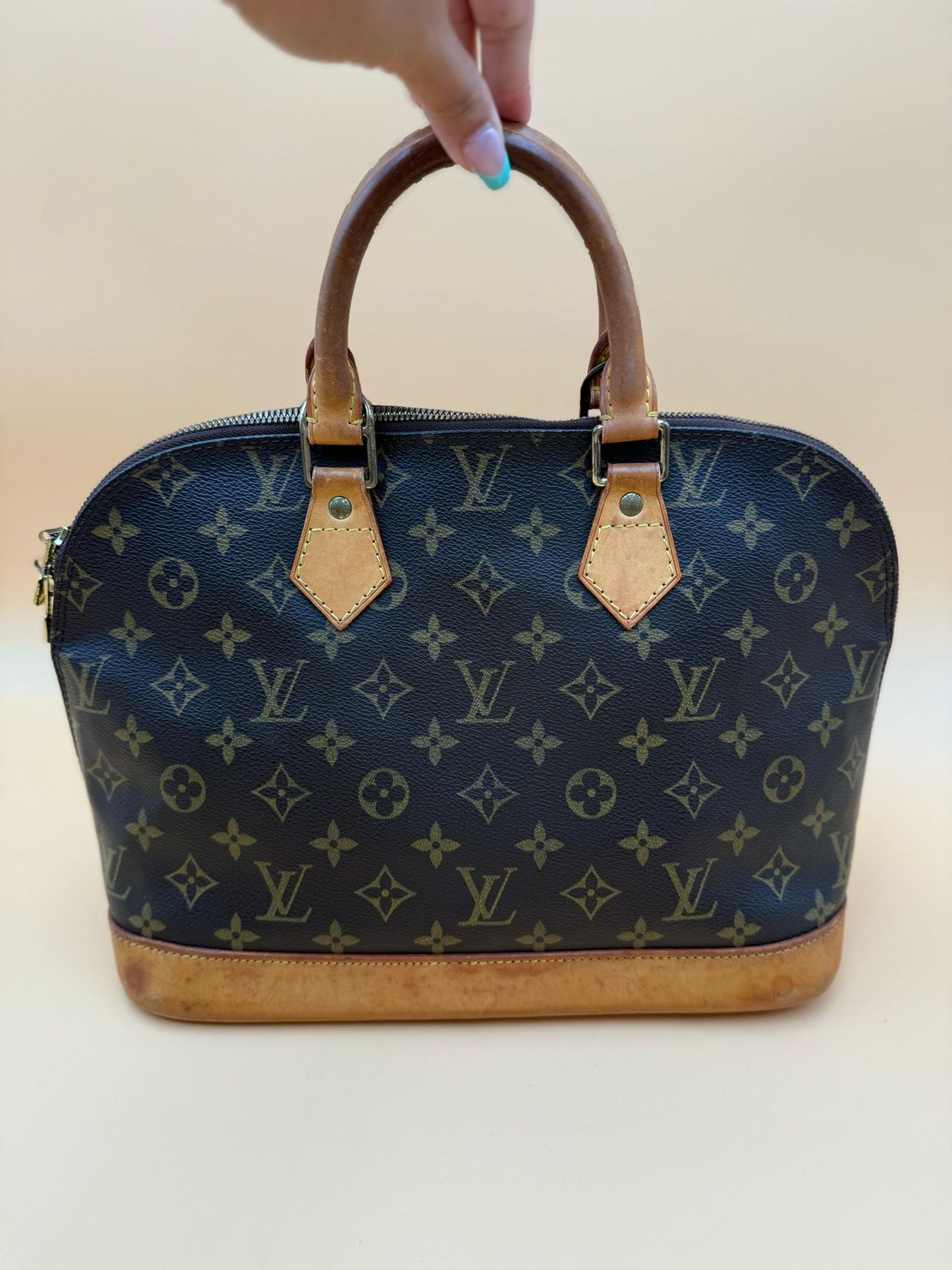 Louis Vuitton Monogram Alma Mm Top Handle Dome