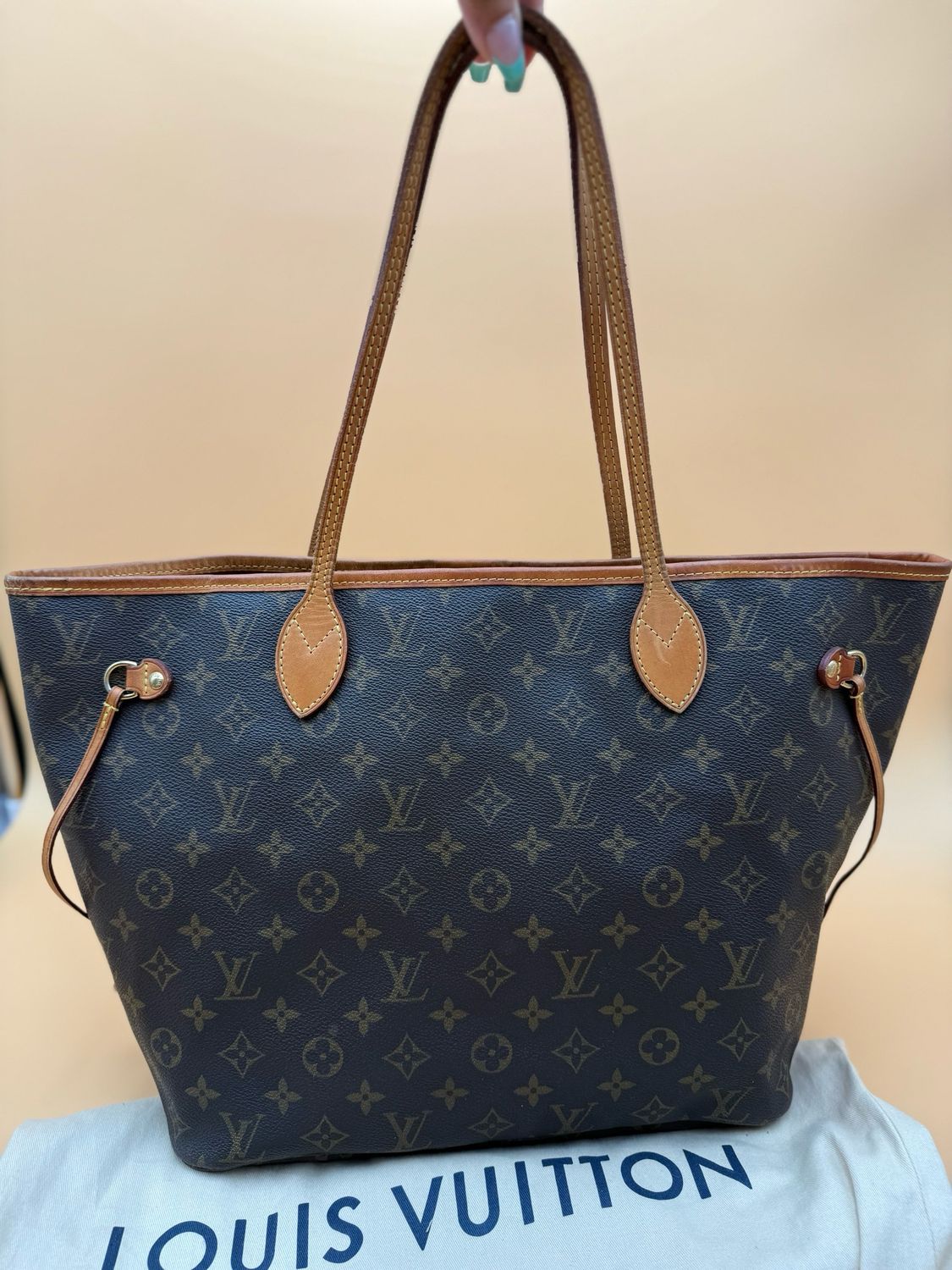 Louis Vuitton Neverfull Mm Tote Monogram Shoulder Bag