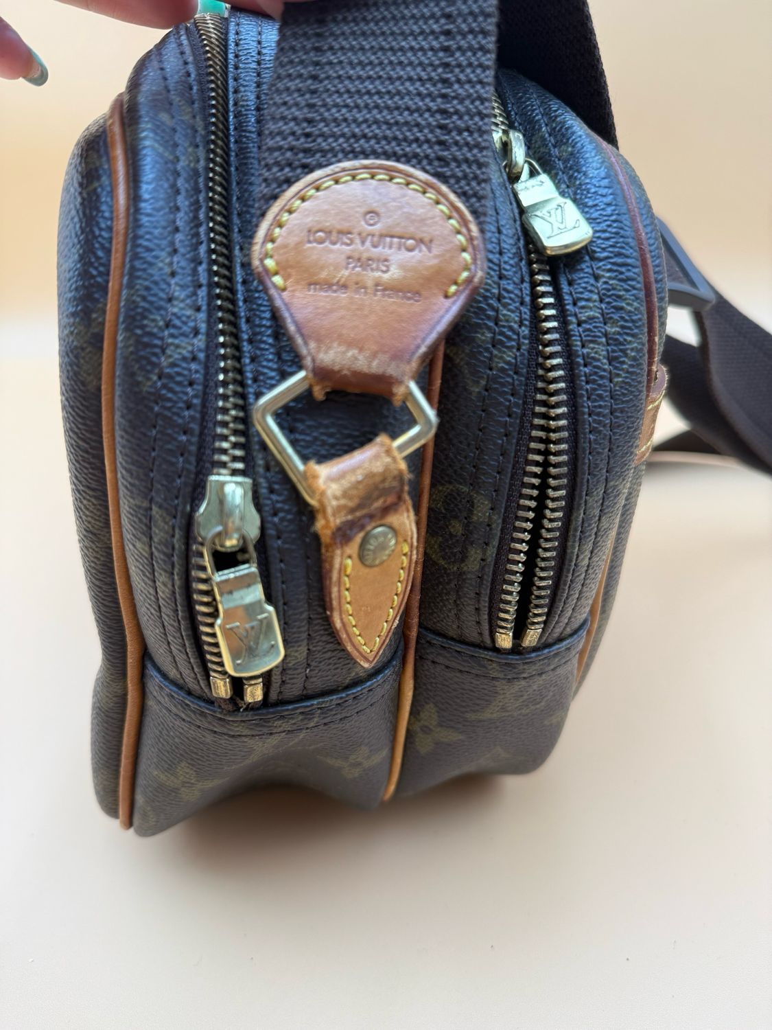 Louis Vuitton Monogram Leather Reporter Pm Messenger Crossbody