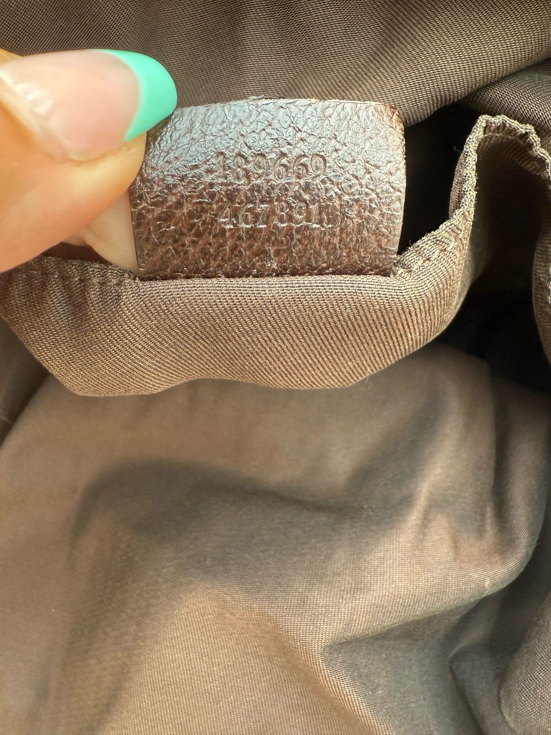Gucci Web Canvas Tote Vertical