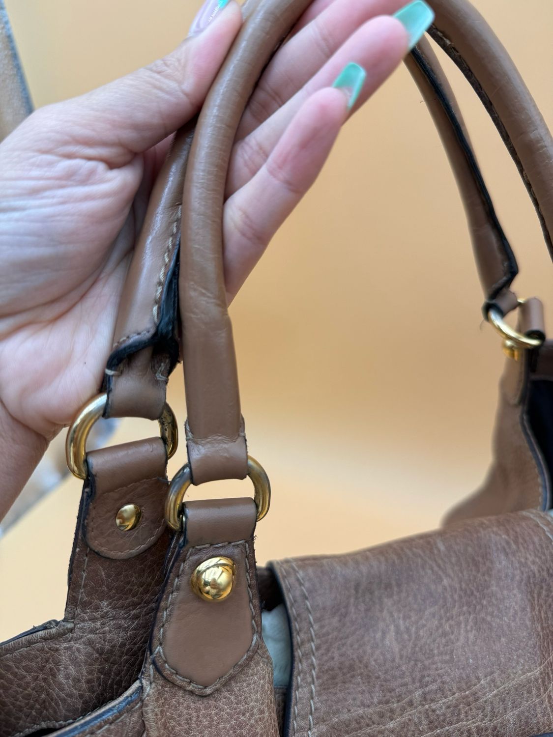 Gucci Leather Pelham Tote Brown Shoulder Bag