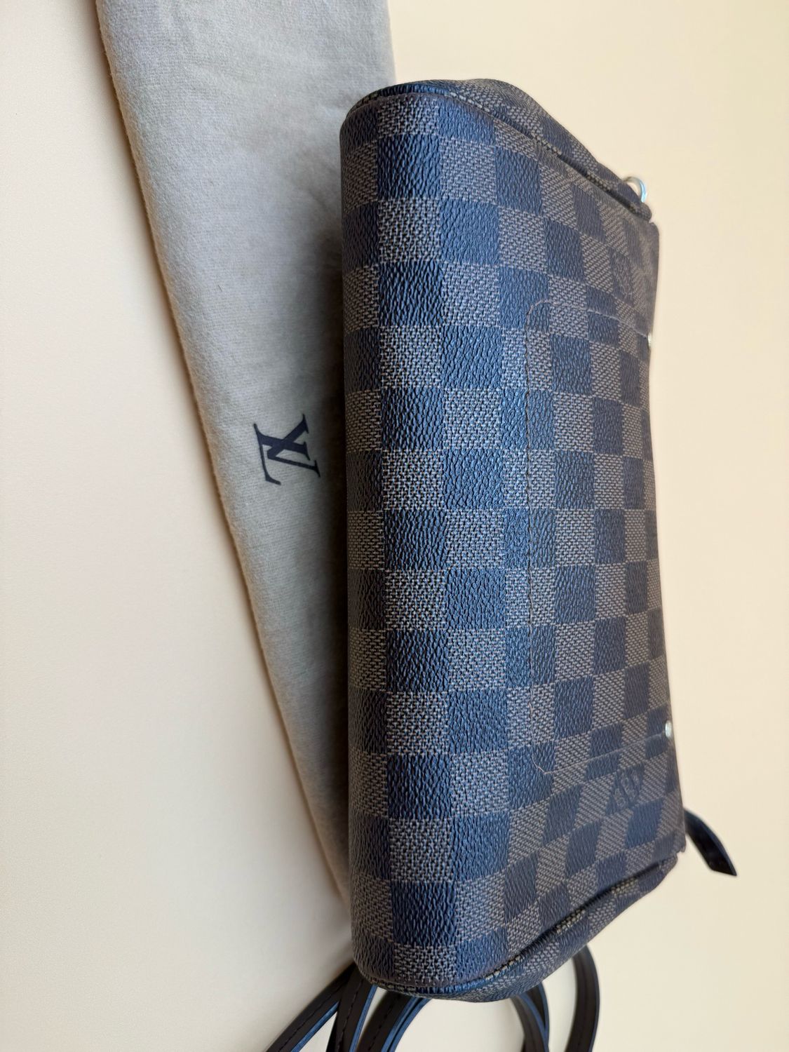 Louis Vuitton Damier Ebene Favorite Mm Crossbody Messenger Flap 