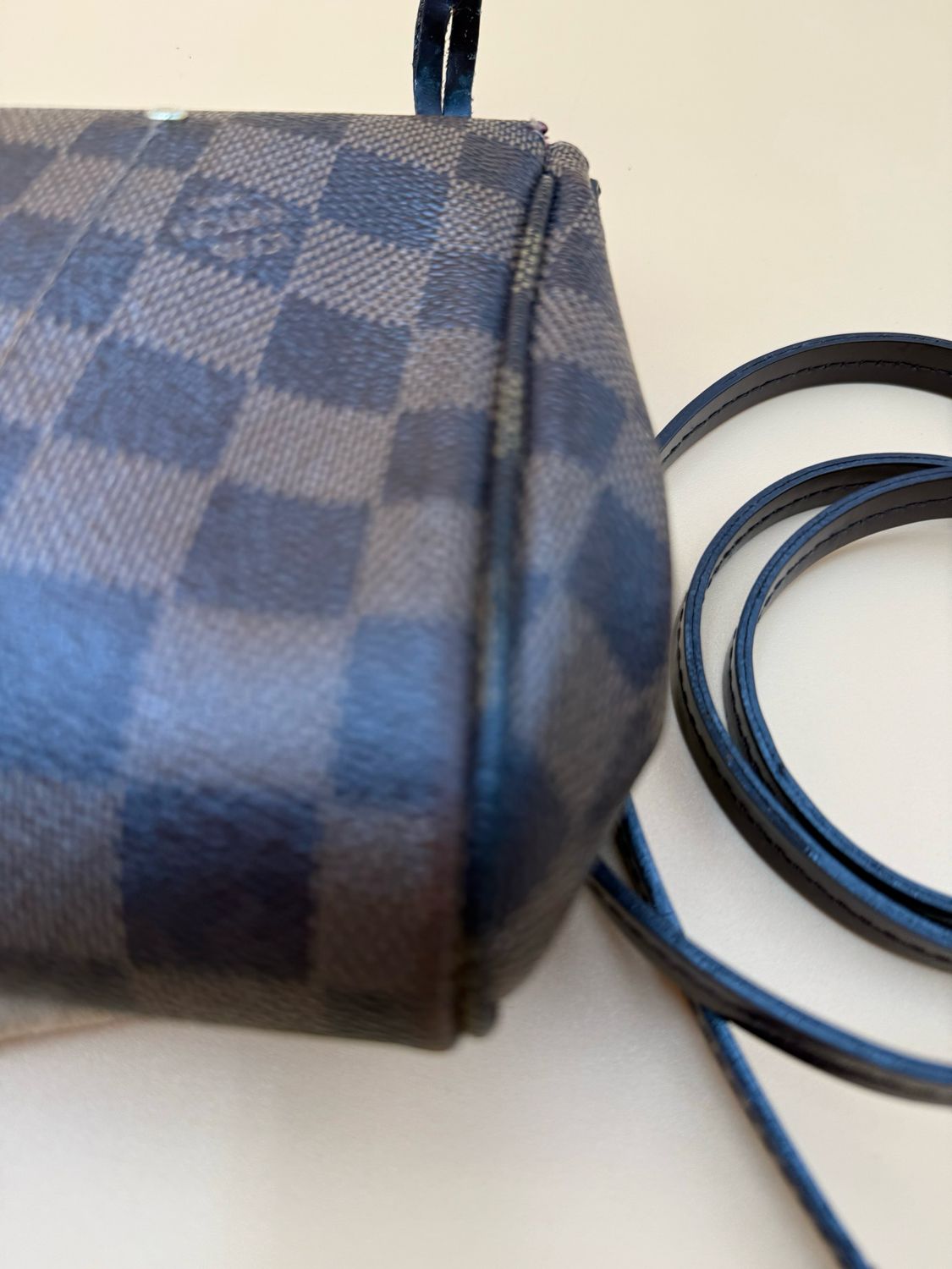 Louis Vuitton Damier Ebene Favorite Mm Crossbody Messenger Flap 