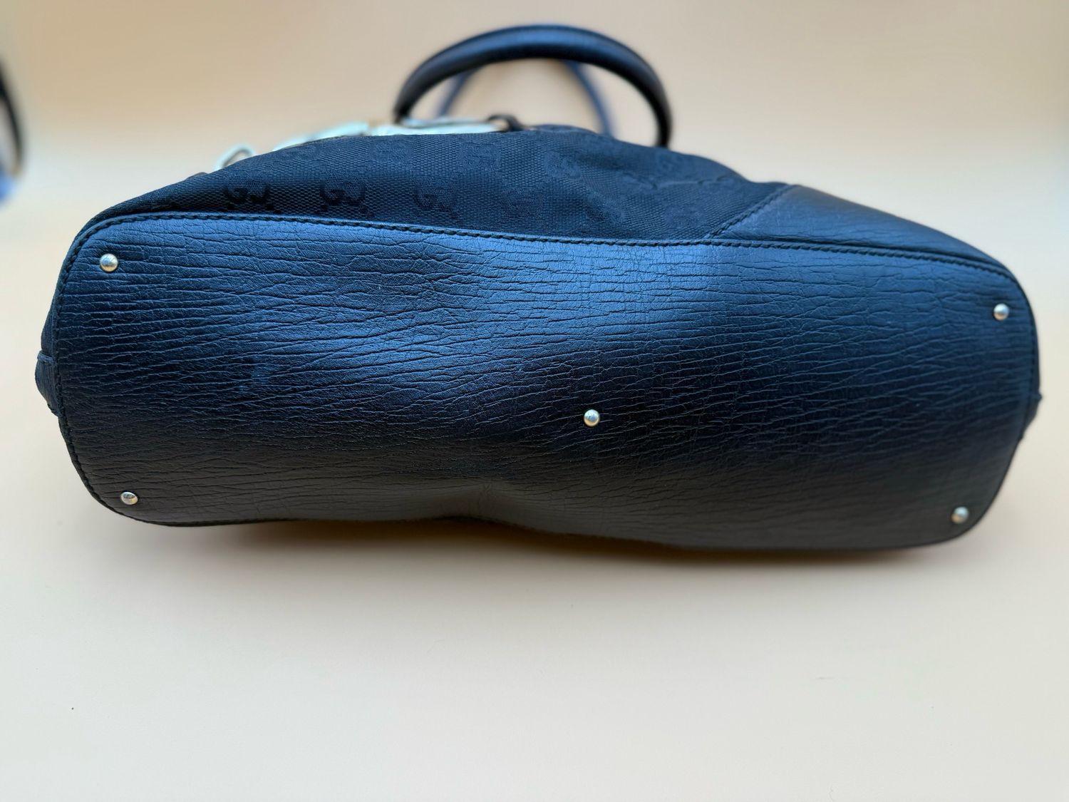 Gucci Medium Hasler Web Tote Shoulder Canvas