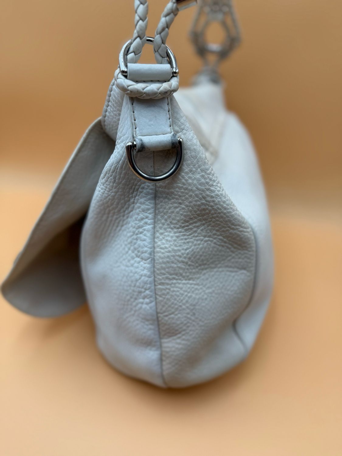 Gucci Techno Horsebit Shoulder Hobo Leather 