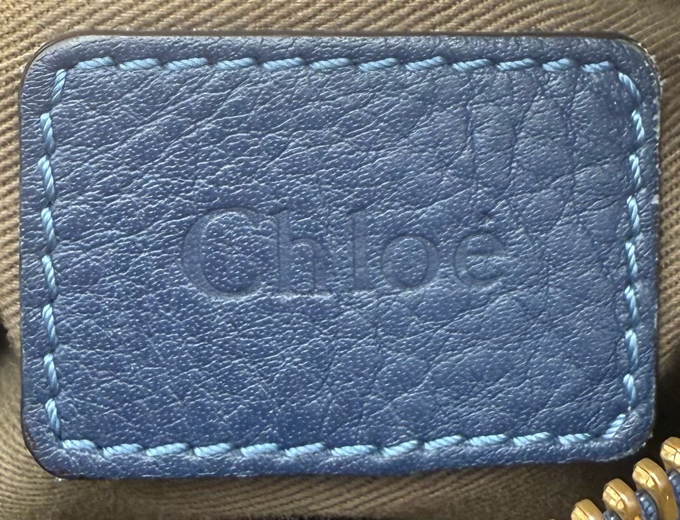 Chloe Marcie Saddle Medium Sling Messenger Tote