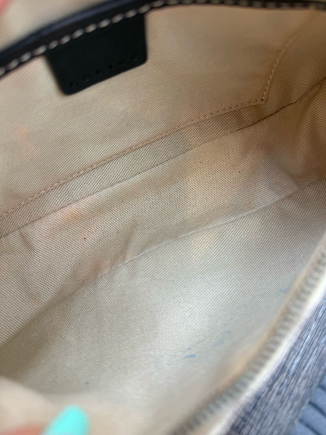 Celine Triomphe Macadam Shoulder Hobo Pochette