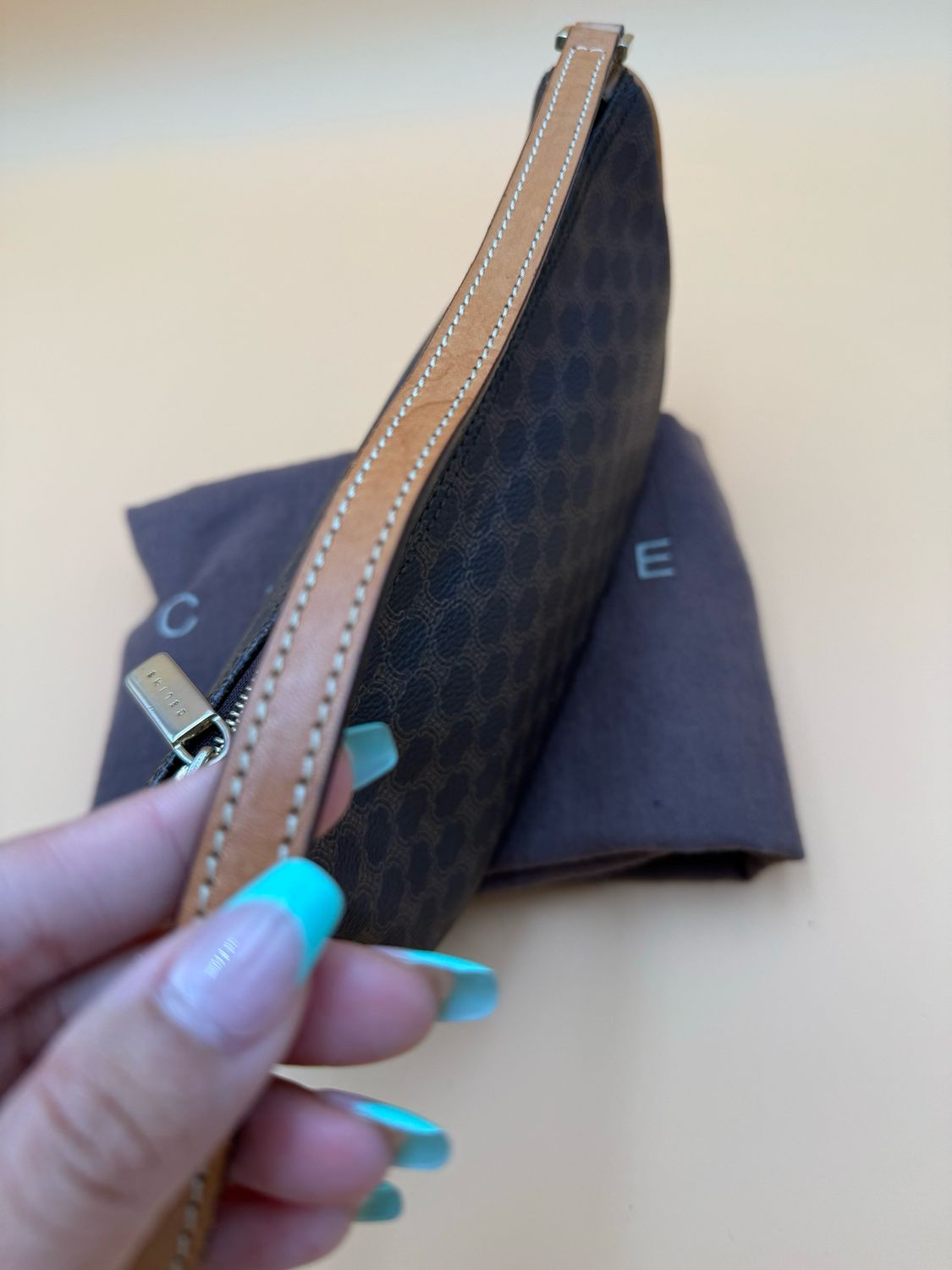 Celine Macadam Pochette Barrel Triomphe Shoulder