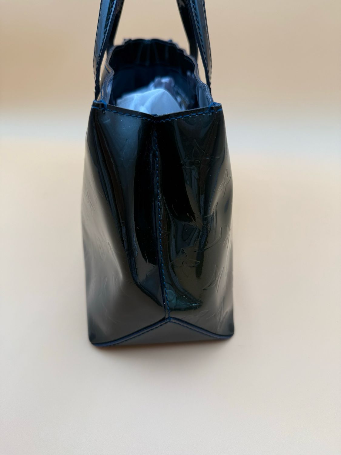 Louis Vuitton Wilshire Pm Bleu Nuit Top Handle