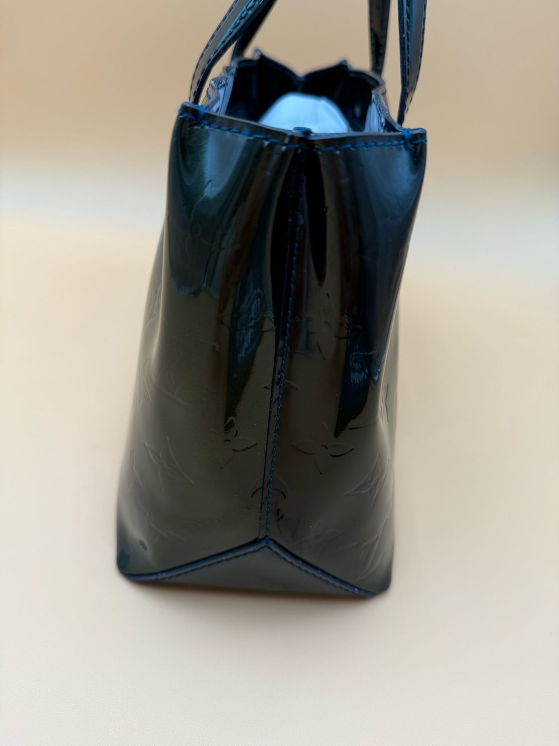 Louis Vuitton Wilshire Pm Bleu Nuit Top Handle