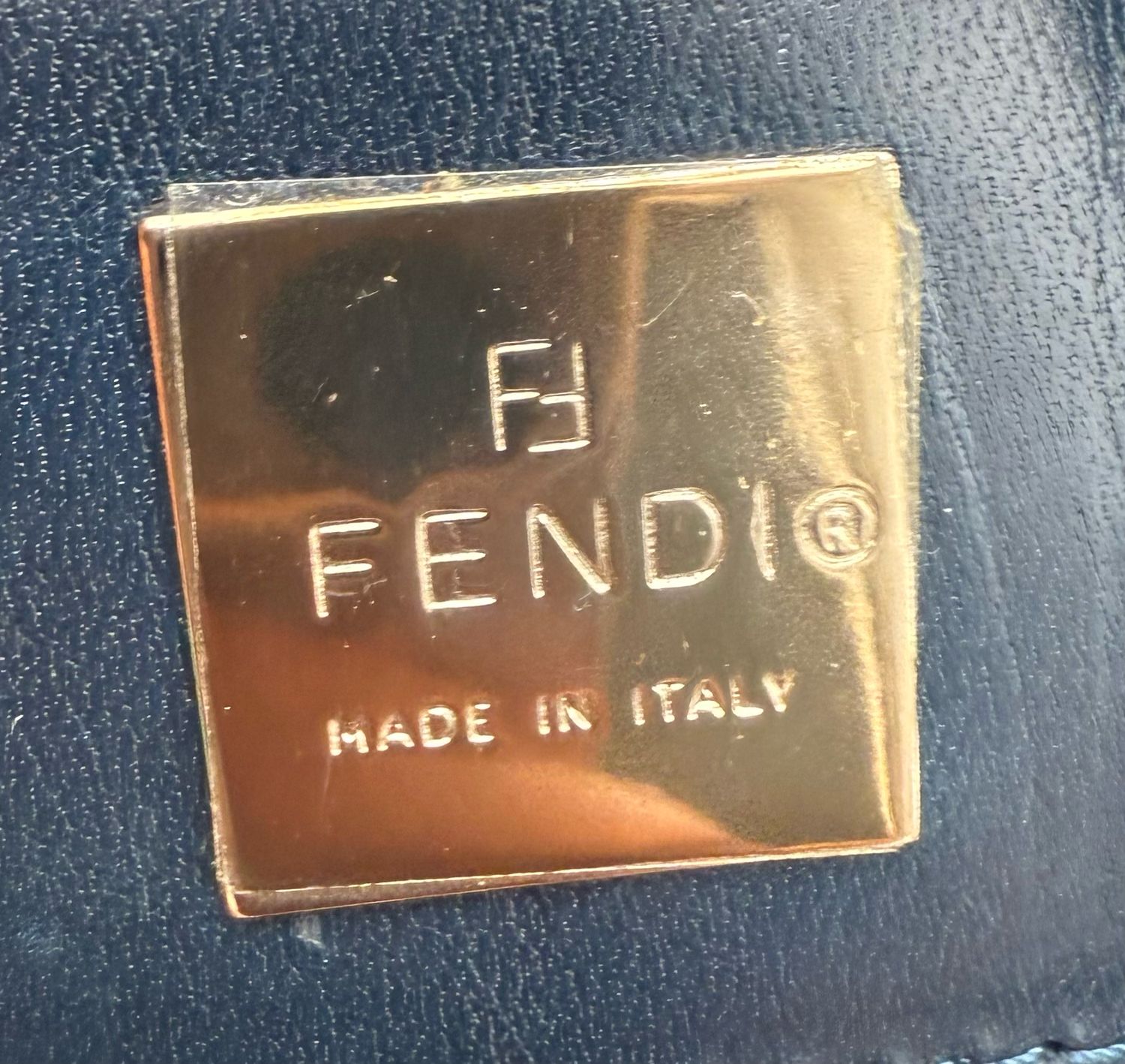 Fendi Zucca Hobo Shoulder Bag Multicolor