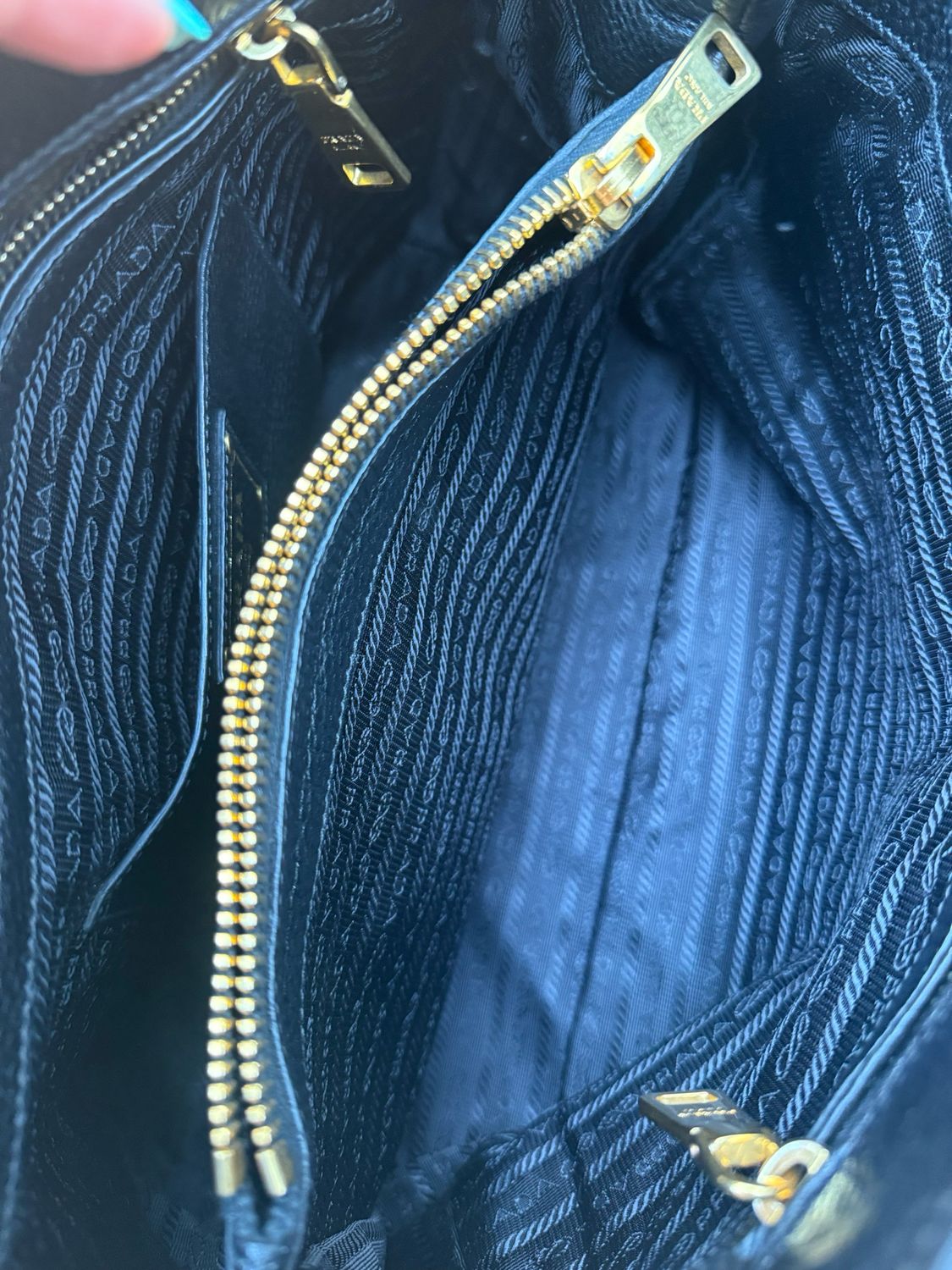 Prada Vitello Daino Convertible Tote Crossbody