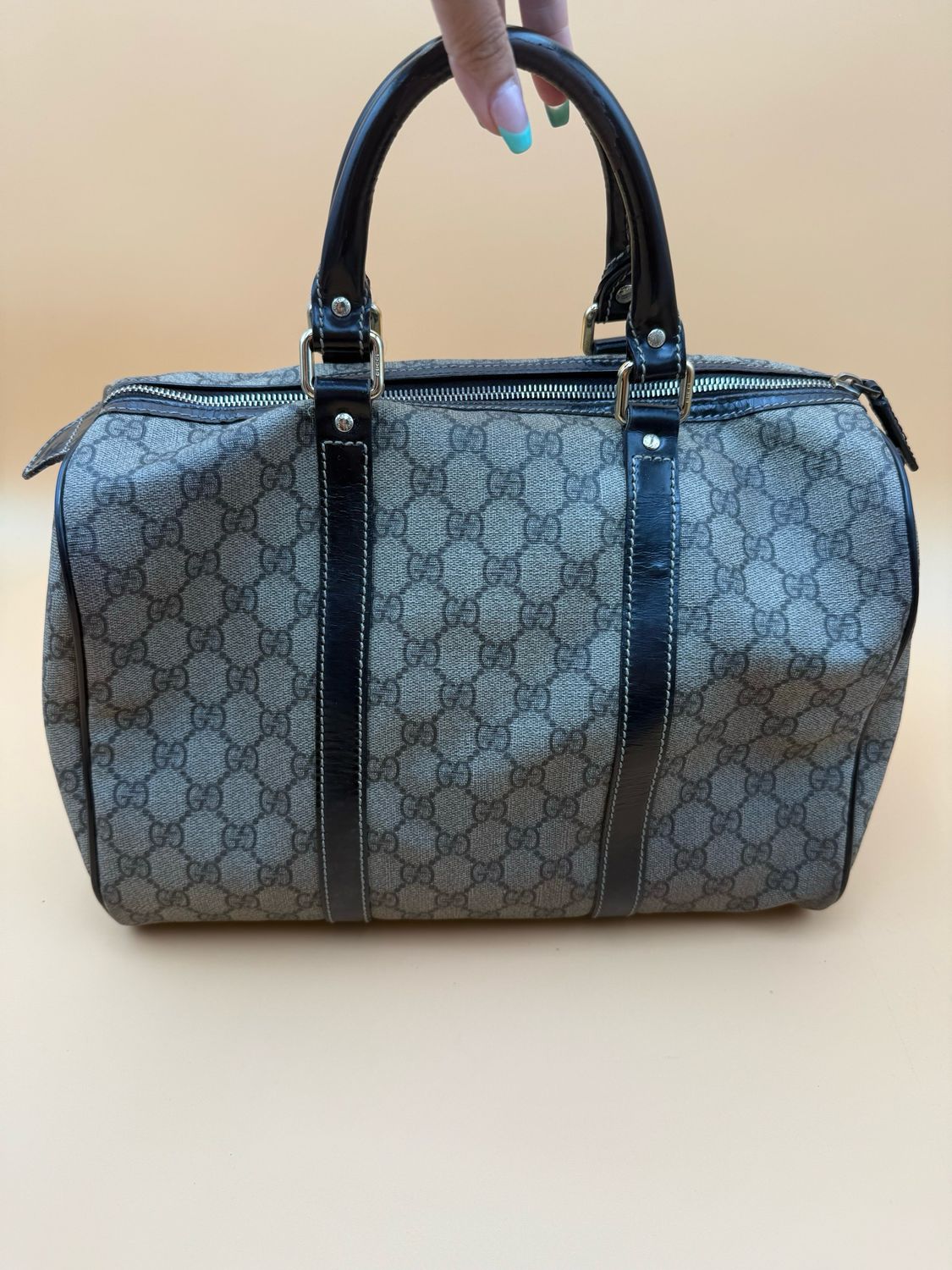 Gucci Supreme Joy Boston Tote Bowler Top Handle