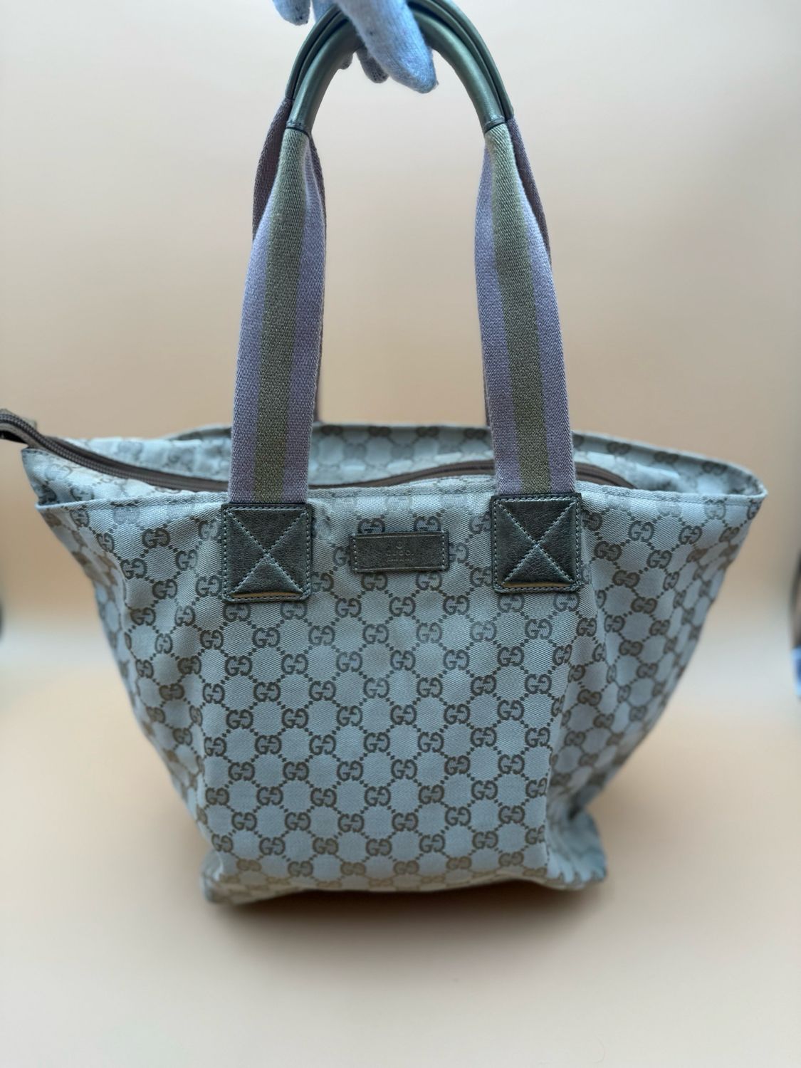 Gucci Monogram Canvas Tote Shoulder