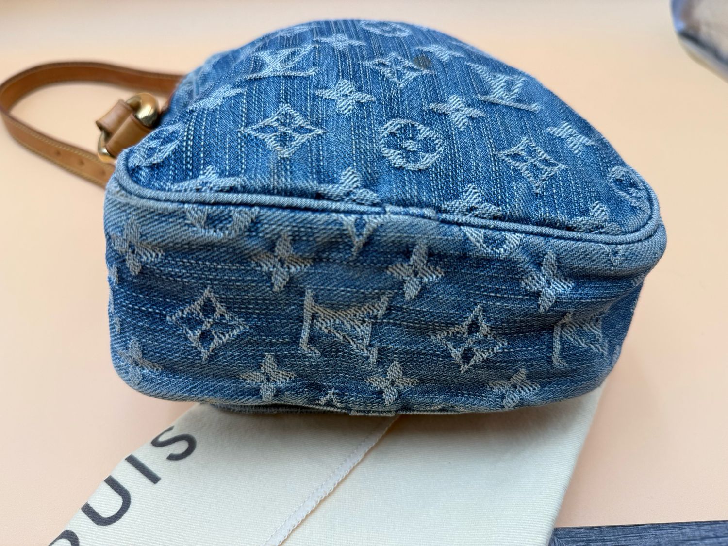 Louis Vuitton Denim Camera Bag Crossbody Messenger