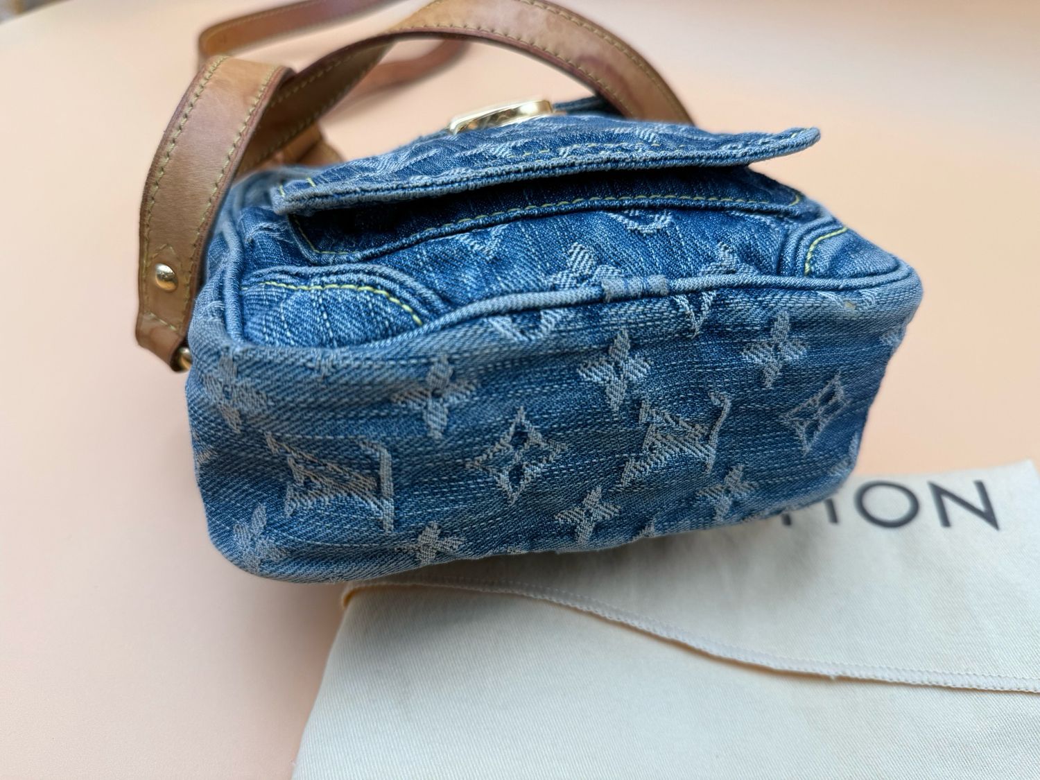 Louis Vuitton Denim Camera Bag Crossbody Messenger