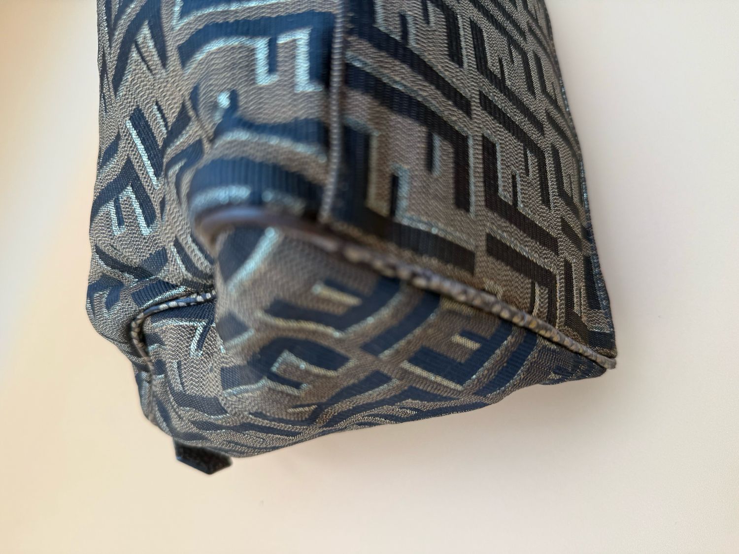 Fendi Zucca Boston Bowler Bag