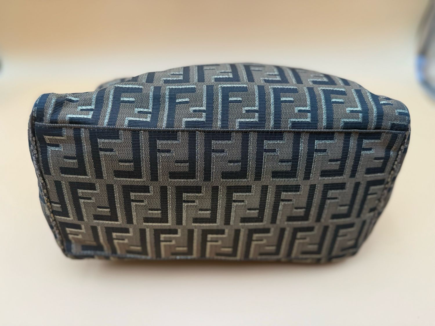 Fendi Zucca Boston Bowler Bag