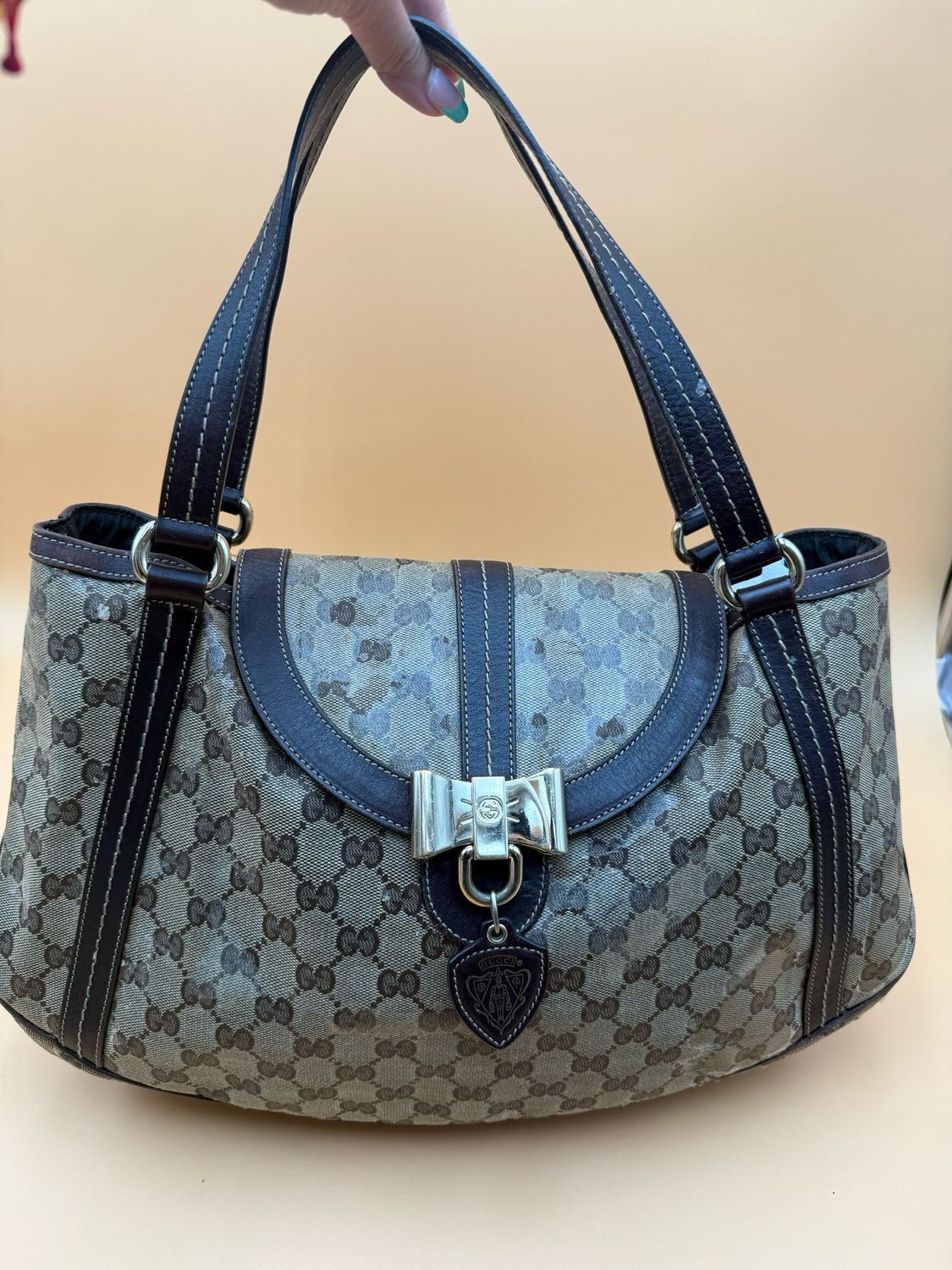 Gucci Crystal Duchessa Tote Shoulder