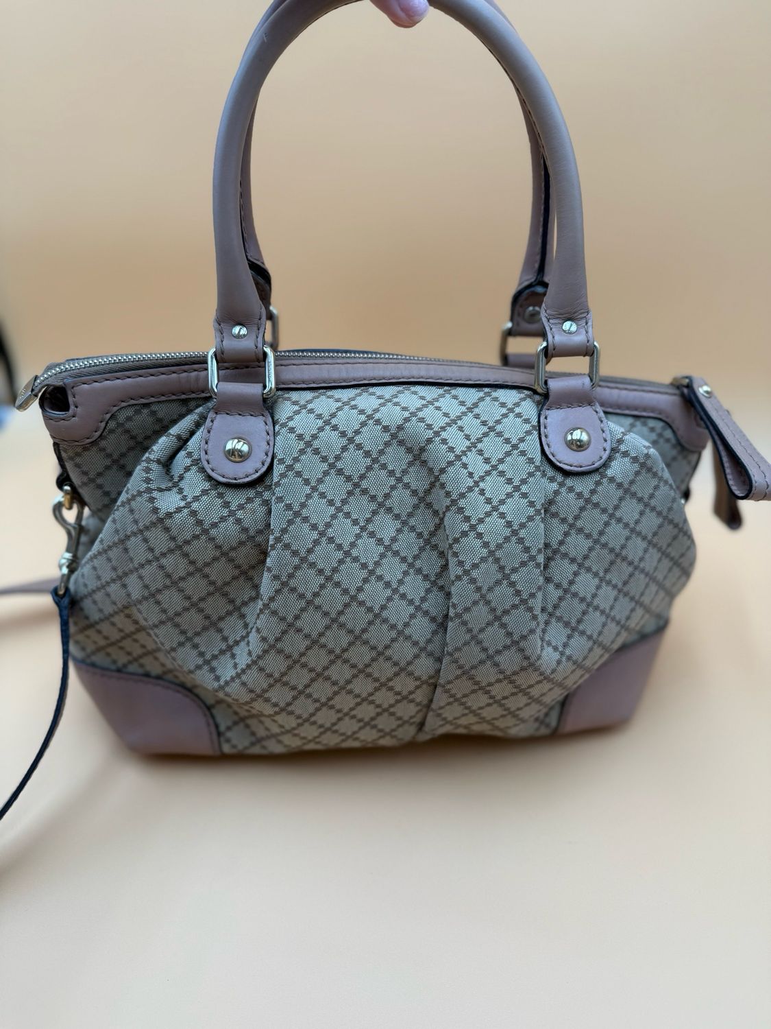 Gucci Sukey Diamante Top Handle Crossbody Messenger