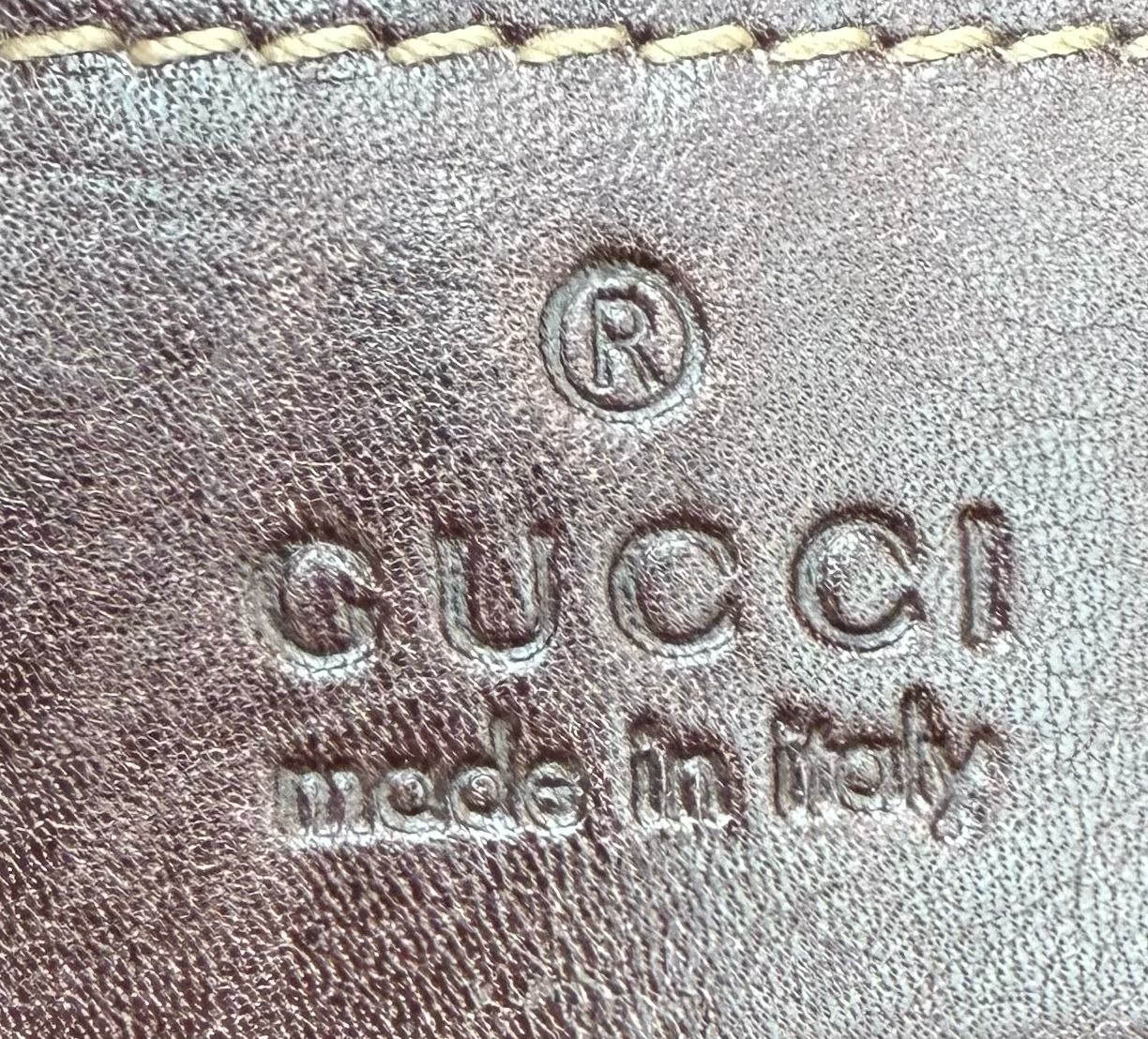 Gucci Monogram Canvas Punch Tote Small