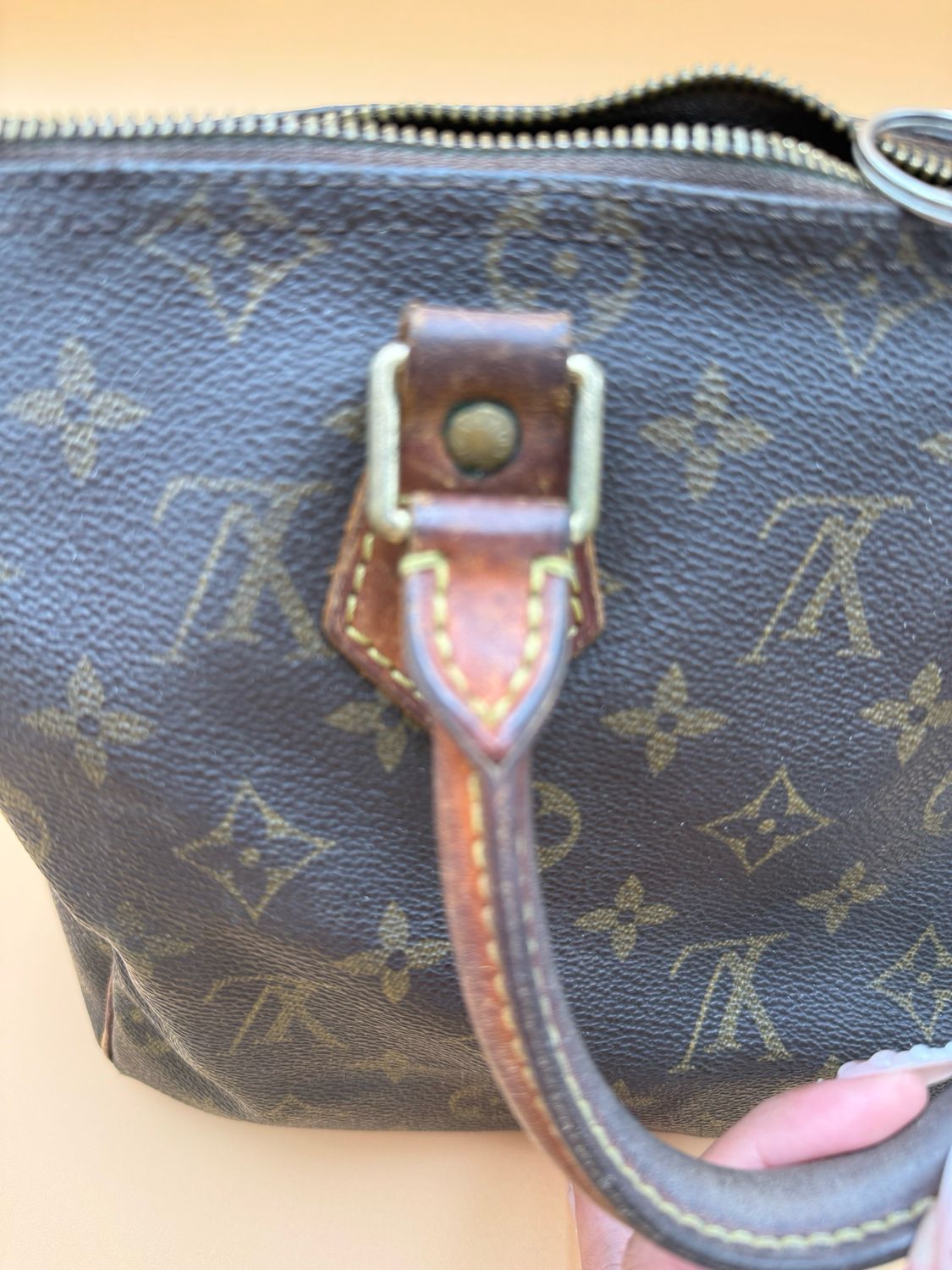 Louis Vuitton Monogram Speedy 25 Boston Satchel Top Handle