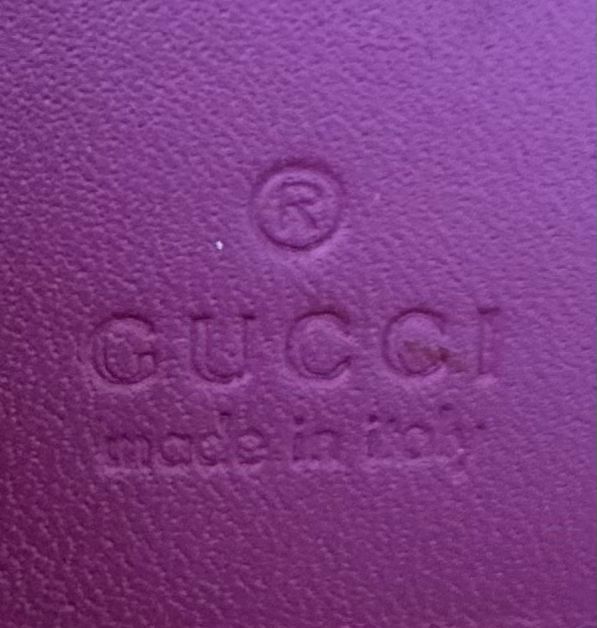 Gucci Monogram Supreme Short Wallet Padlock