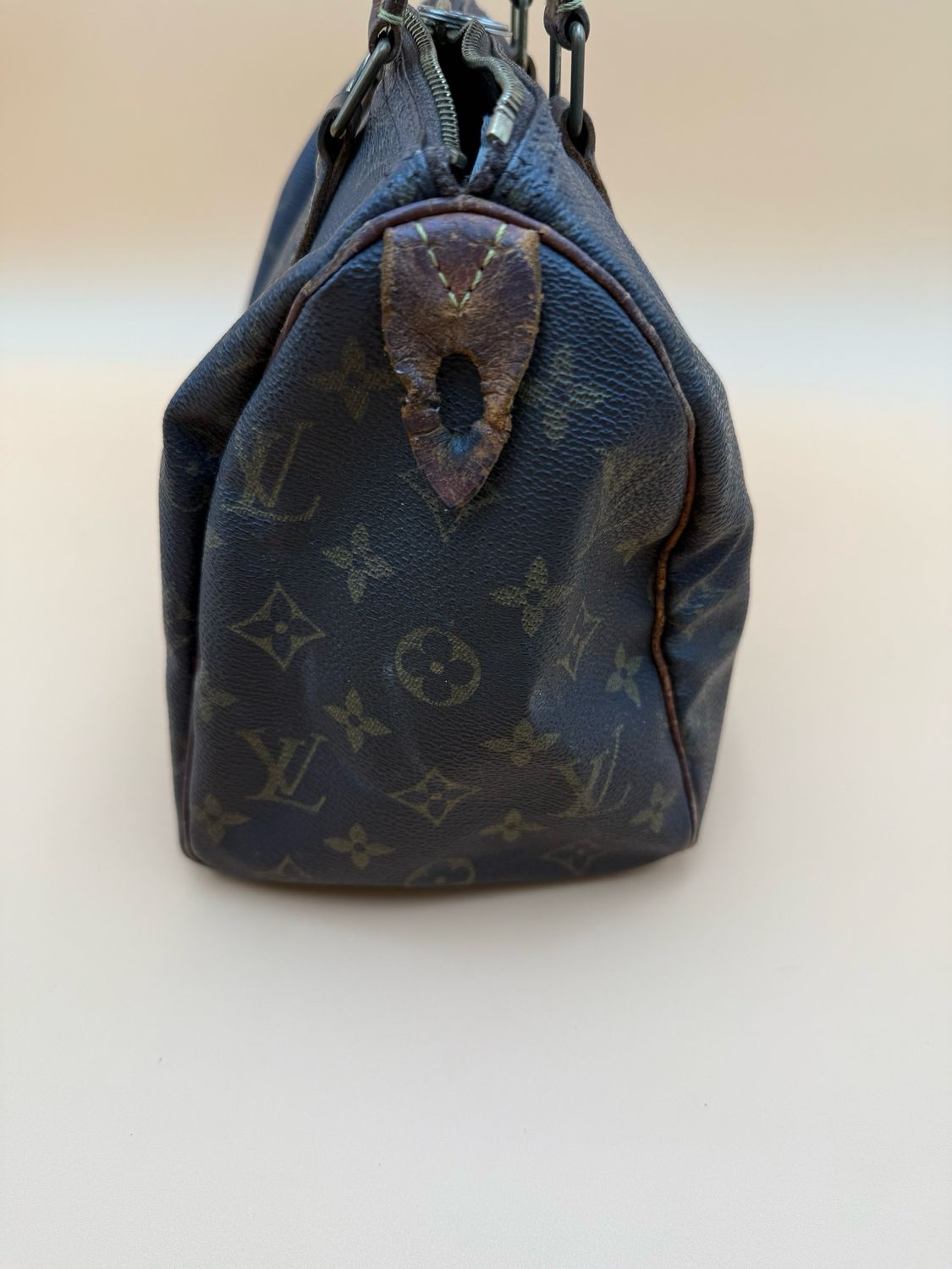 Louis Vuitton Monogram Speedy 25 Boston Satchel Top Handle