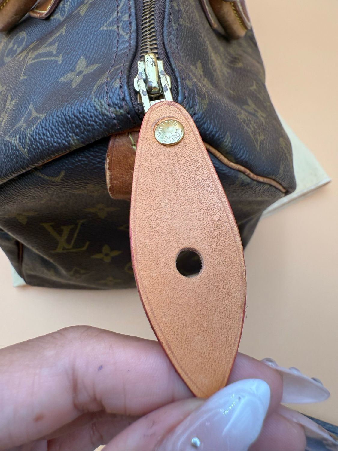 Louis Vuitton Monogram Speedy 35 Boston Satchel Top Handle 