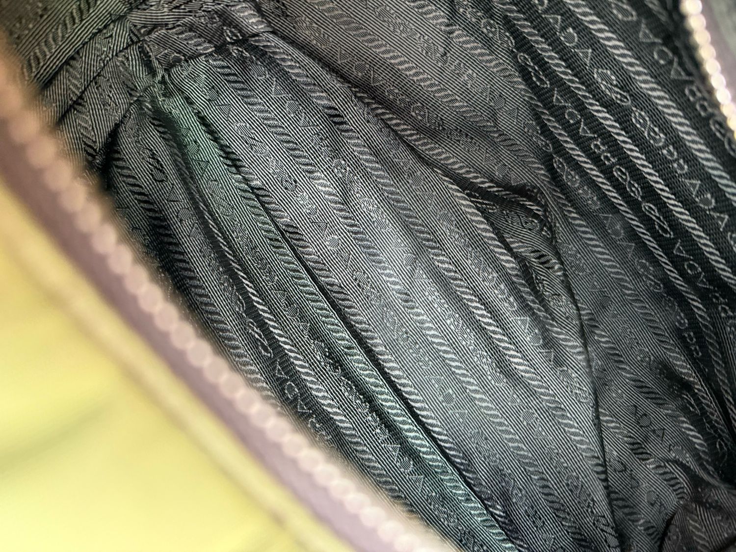 Prada Nylon Tessuto Hobo Crescent Olive Green Shoulder