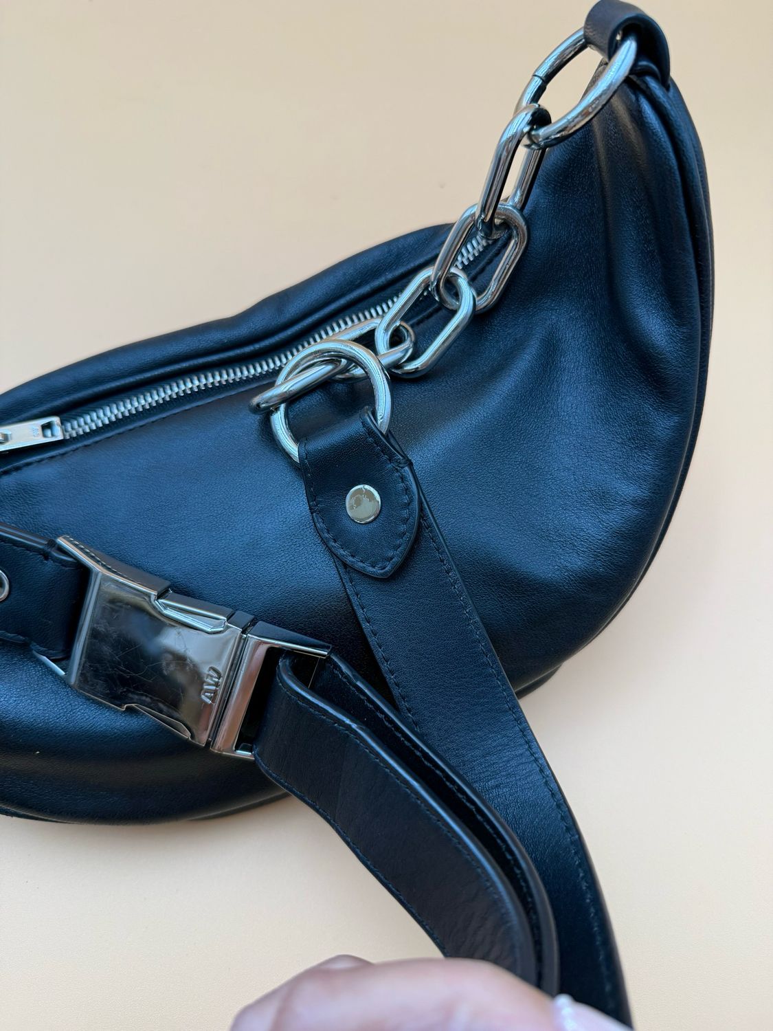 Alexander Wang Attica Leather Belt Bag Bum Bag
